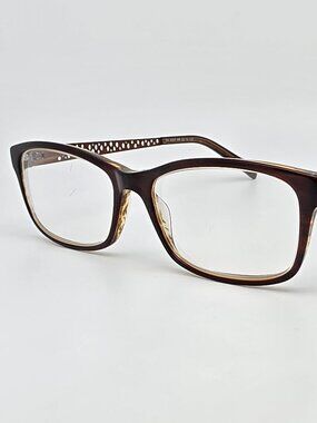 Salsa SA5004 Brown Rhinestone Cat Eye Eyeglasses Frame w/ Flexhinge 52-15-135